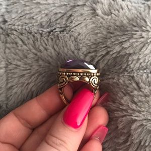 Barse Purple Stone Ring